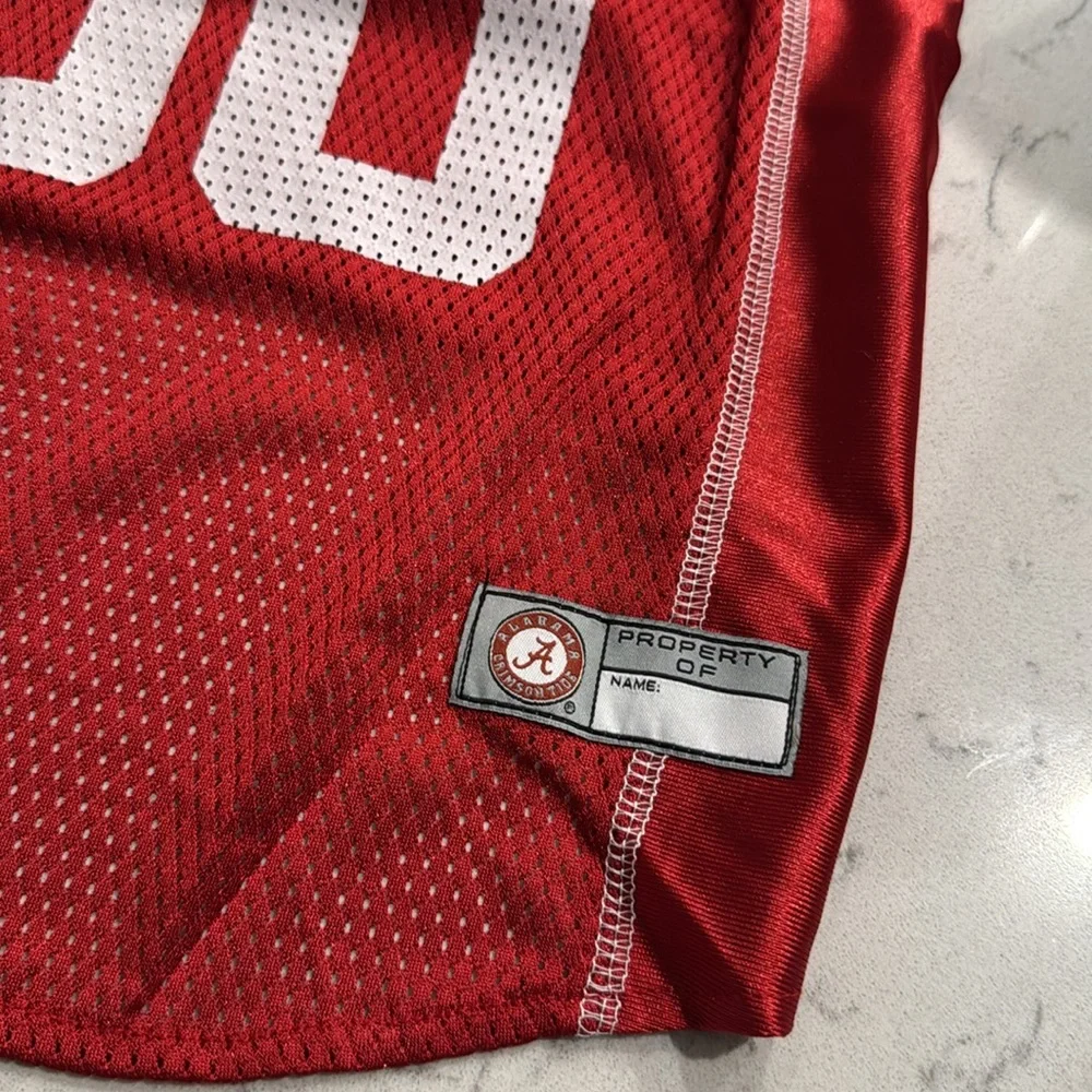 Alabama Crimson Tide 00 Dog Jersey Large - Picture 7 of 9